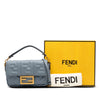 Fendi Mini Zucca Embossed Leather Baguette Satchel Secondhand