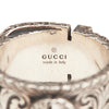 Secondhand Gucci Sterling Silver Interlocking G Garden Belt Ring