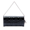 Secondhand Dior Patent Cannage Lady Dior Wallet On Chain
