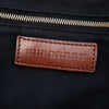 Secondhand Burberry Small Leather Trimmed House Check Canvas Bridle Orchard Satchel