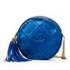 Chanel CC Quilted Satin Tassel Round Shoulder Bag Secondhand