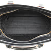 Secondhand Prada Bicolor Soft Calf Trimmed Saffiano Satchel