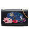 Secondhand Saint Laurent Medium Lambskin Cloud Star Patchwork Monogram Kate Crossbody