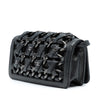 Chanel CC Metallic Caviar Interlaced Chain Clutch on Strap Secondhand