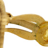 Secondhand Chanel CC Gold Plated Medallion Clip On Earrings