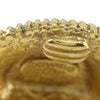 Secondhand Chanel CC Gold Plated Medallion Clip On Earrings