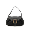 Celine Grained Leather Buckle Shoulder Bag Secondhand