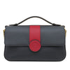 Fendi Bicolor Leather Double F Baguette Satchel Secondhand