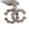 Chanel CC Brass Strass Drop Push Back Earrings Secondhand