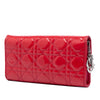 Dior Patent Cannage Lady Dior Wallet On Chain Secondhand