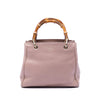 Gucci Small Calfskin Bamboo Shopper Satchel Secondhand
