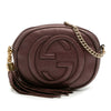 Gucci Mini Metallic Pebbled Calfskin Soho Chain Crossbody Secondhand