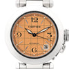 CARTIER Pasha W31024M7 2324CC514849 SS AT Orange Dial Watch Secondhand