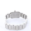 Cartier Tank Francaise SM W51030Q3 SS QZ Watch with Pink Dial Secondhand