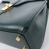 Celine Sac 16 Small Smooth Leather Handbag in Green Secondhand