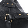 CELINE 6 Sith Leather 2Way Shoulder Bag in Black Secondhand