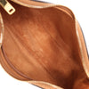 CELINE Ava Leather Shoulder Bag in Brown Secondhand