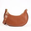 CELINE Ava Leather Shoulder Bag in Brown Secondhand