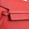 Celine Belt Bag Mini Leather 2way Handbag in Red Secondhand