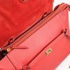 Celine Belt Bag Mini Leather 2way Handbag in Red Secondhand