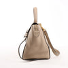 CELINE Belt Bag Grained Leather Mini 2Way Handbag in Beige Secondhand
