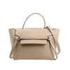 Celine Belt Bag Mini Leather 2way Handbag in Beige Secondhand