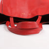 Celine Cabas Phantom Large Leather Shoulder Bag in Red Secondhand