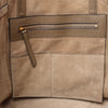 Secondhand Celine Cabas Phantom Small Leather Shoulder Bag in Taupe