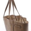 Secondhand Celine Cabas Phantom Small Leather Shoulder Bag in Taupe