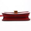 CELINE Classic Box Medium Leather Crossbody Bag in Red Secondhand