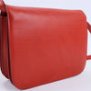 CELINE Classic Box Medium Leather Shoulder Bag in Red (Marketplaces) Secondhand