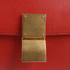 CELINE Classic Box Medium Leather Shoulder Bag in Red (Marketplaces) Secondhand