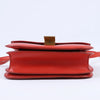 CELINE Classic Box Medium Leather Shoulder Bag in Red (Marketplaces) Secondhand
