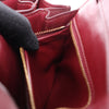 Celine Classic Box Small Leather Shoulder Bag in Burgundy Secondhand