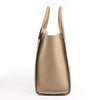 CELINE Luggage Micro Leather Handbag in Beige Secondhand