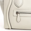 Celine Luggage Micro Leather Handbag in Gray Secondhand