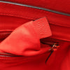 CELINE Luggage Micro Leather Handbag in Red Secondhand