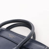 CELINE Nano Luggage Leather 2Way Handbag in Navy Blue Secondhand