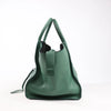 CELINE Luggage Phantom Small Leather Handbag in Green Secondhand