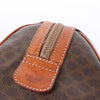 Celine Macadam Boston PVC & Leather Handbag in Brown Secondhand