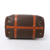Celine Macadam Boston PVC & Leather Handbag in Brown Secondhand