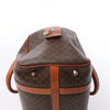 Celine Macadam Boston PVC & Leather Handbag in Brown Secondhand
