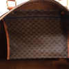 Celine Macadam Boston PVC & Leather Travel Bag in Brown Secondhand