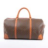 Celine Macadam Boston PVC & Leather Travel Bag in Brown Secondhand
