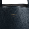 Celine Cabas Phantom Small Leather Shoulder Bag in Navy Blue Secondhand