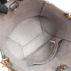 CELINE Seau Sangle Bucket Mini Leather Shoulder Bag in Gray Secondhand