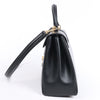 Celine Sac 16 Smooth Leather Medium 2Way Handbag in Black Secondhand