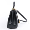 Celine Sac 16 Smooth Leather Medium 2Way Handbag in Black Secondhand