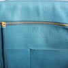 Celine Tie Knot Leather Handbag in Blue Secondhand