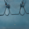 Celine Tie Knot Leather Handbag in Blue Secondhand